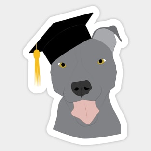 Pup Grad Sticker